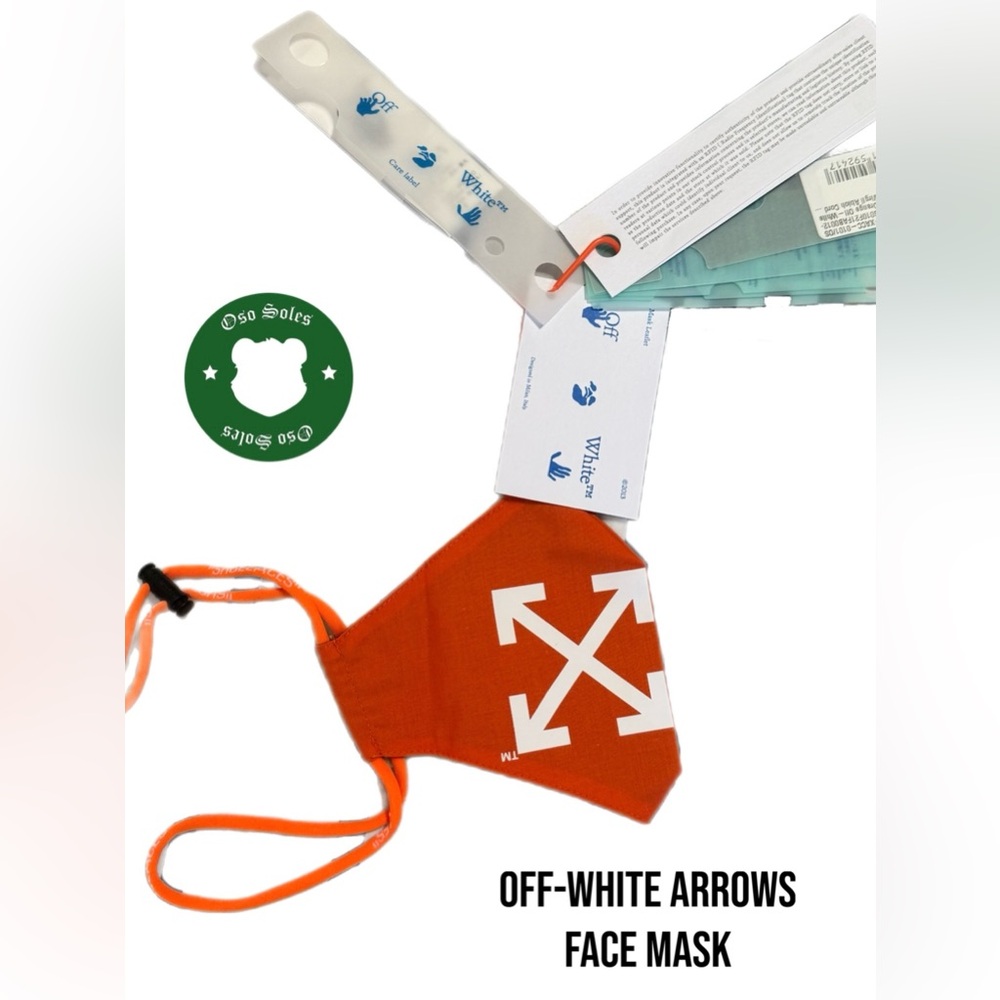Off-White Arrows Print face mask